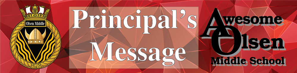 Principal's Message Banner Principal's Message Banner